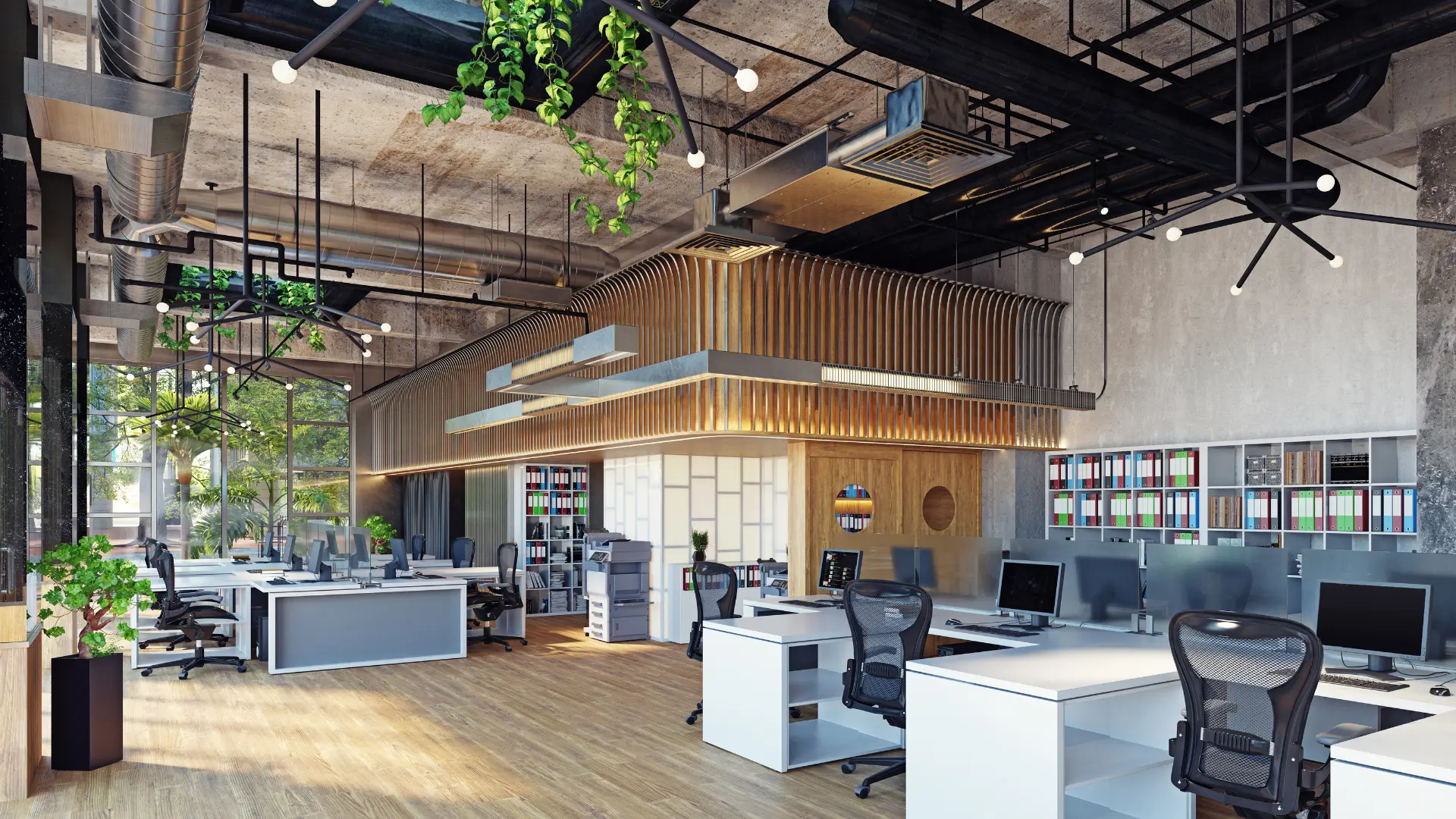 Garden office and meeting room for a business
